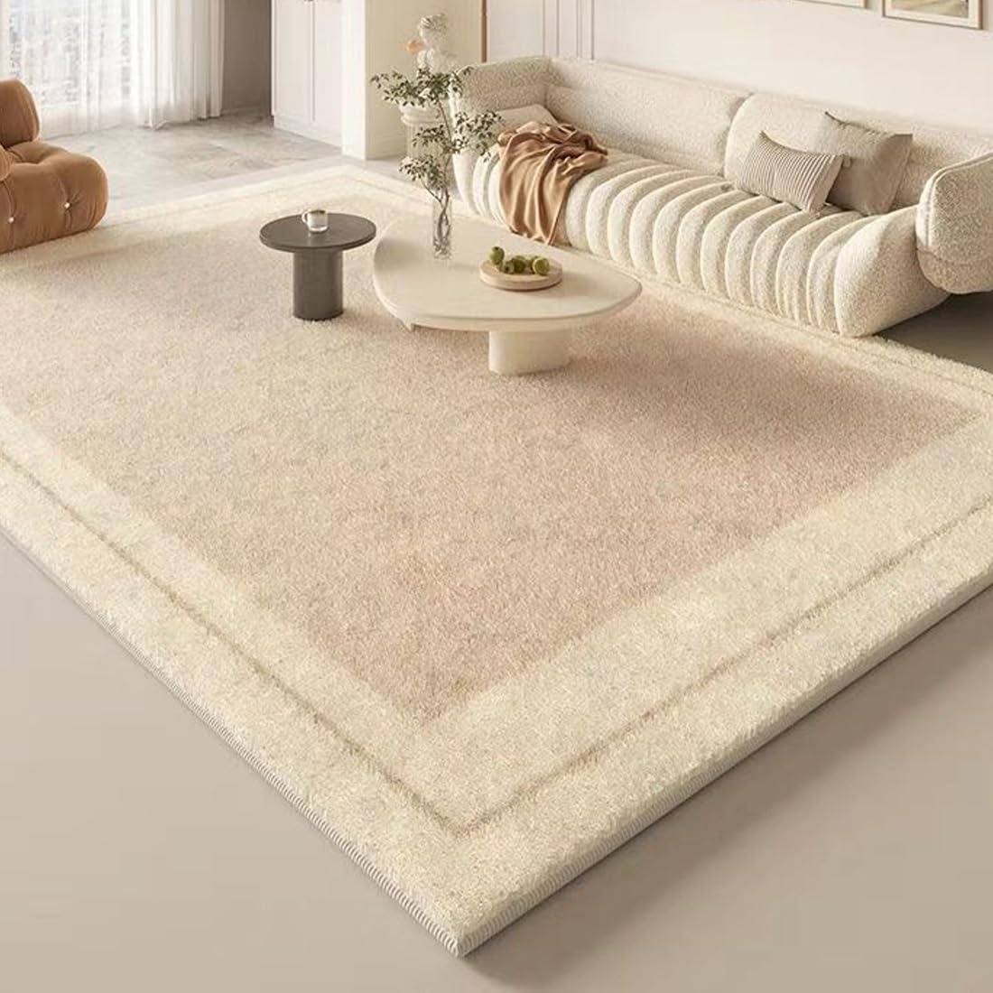 Grand tapis vintage lavable 140x200 pour bureau et cuisine familiale