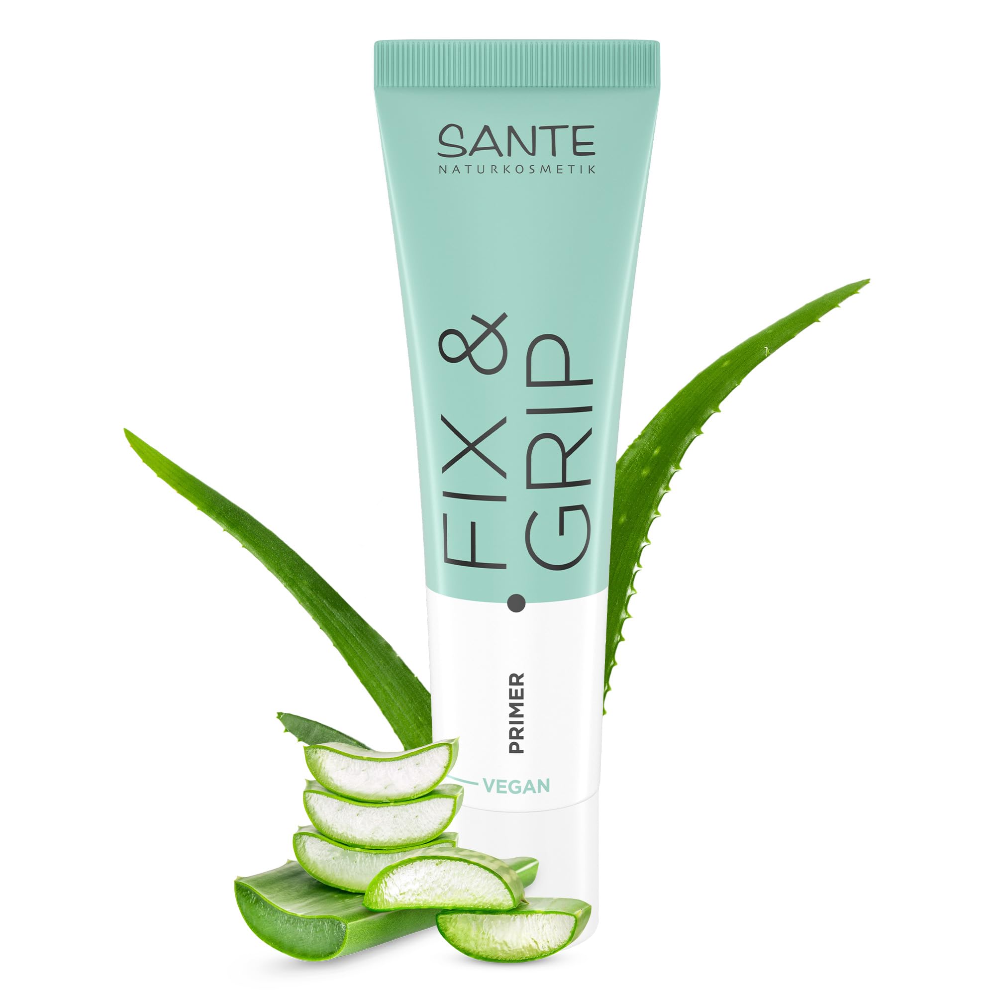 SANTE Naturkosmetik Fix & Grip Primer - 30 ml - mit Hyaluronsäure - für extra langanhaltendes Make-up - feuchtigkeitsspendend & vegan