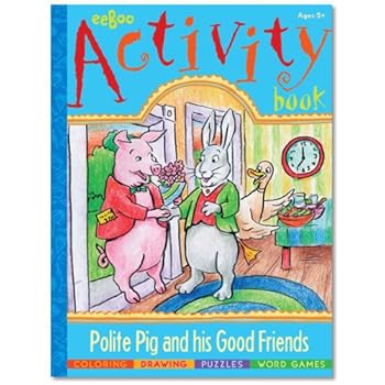 Game eeBoo Polite Pig Activity Book