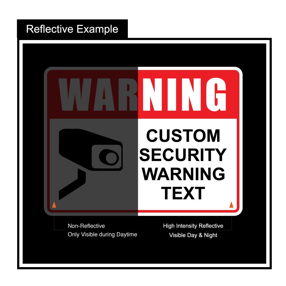 Custom Traffic Sign - Engineer Grade Reflective Aluminum - High Visibility Traffic Sign - Weatherproof, Rustproof, Waterproof (18