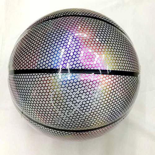 Basketball en cuir microfibre réfléchissant à haute performance technique