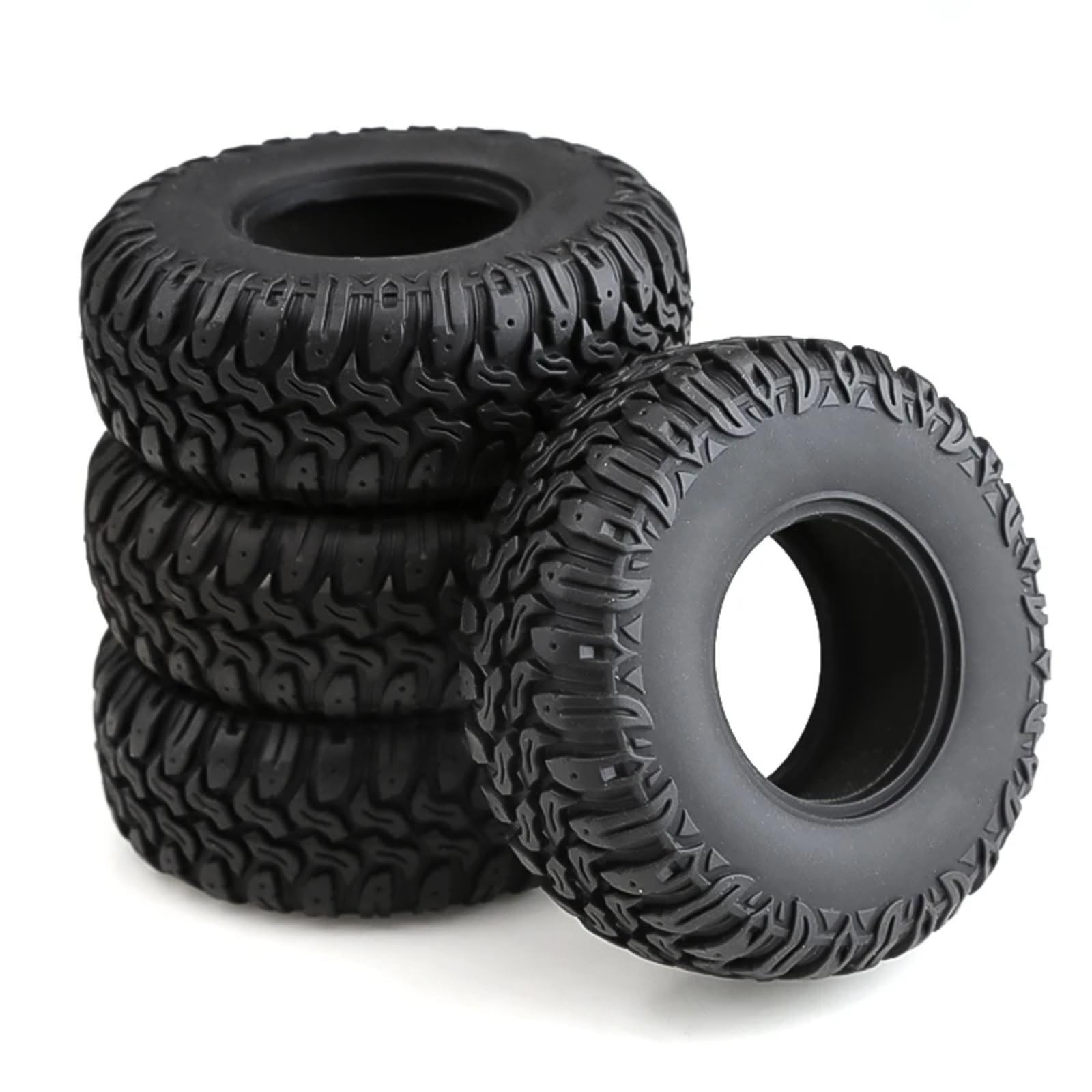 Pezzi Ricambio Auto Rc Per Axial Per SCX10 II III 90046 Per Traxxas Per TRX4 D90 Per Redcat MST1/10 RC Crawler Auto 4PCS 105 Millimetri 1.9 "Pneumatico In Gomma Ruota Pneumatico
