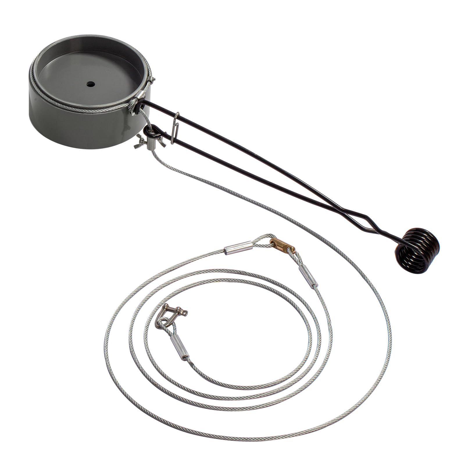 くくり罠　ねじりバネ　10セット Amazon | L型ねじりバネ式くくり罠 15cm 踏み込み式150mm 1代目踏板