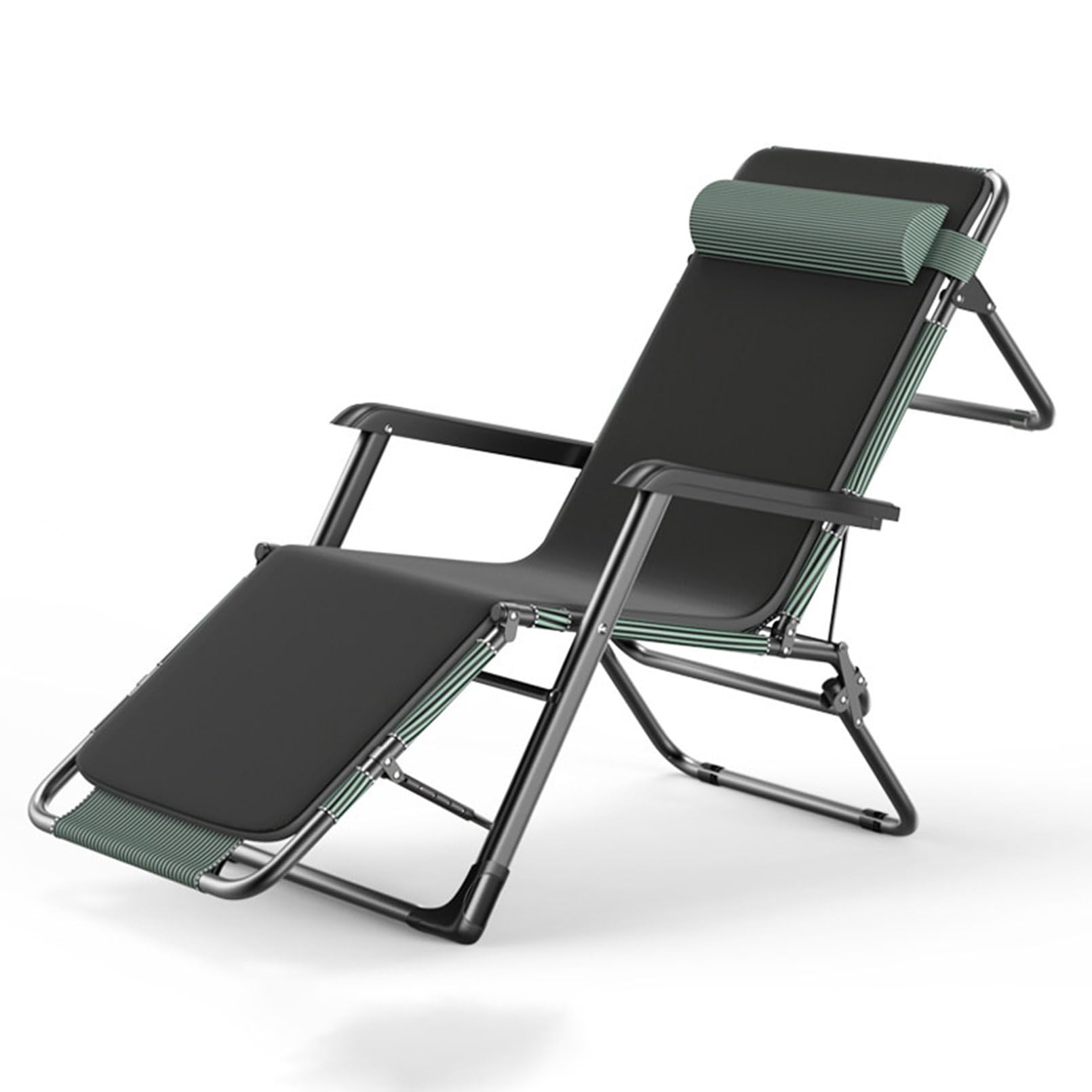 Chaise longue d'extérieur pliante pour savourer des moments de sérénité au jardin