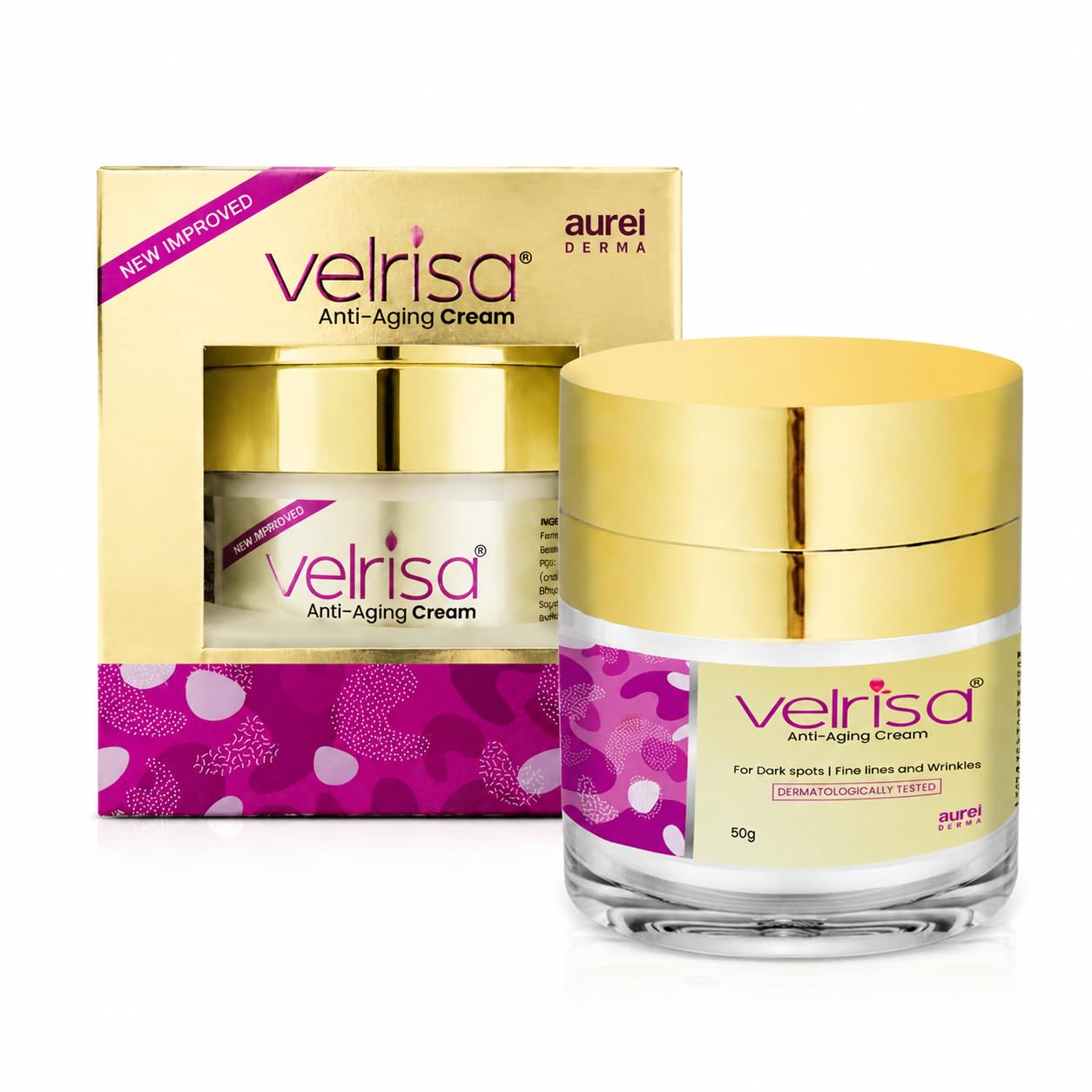 Velrisa Anti-Aging Cream, 50g | Daily Face Cream with Retinol, Ceramide III, Rice Ferment Filtrate & Galactomyces Ferment Filtrate | For Plump, Bright & Smooth Looking Skin | Dermatologically Tested-image-38