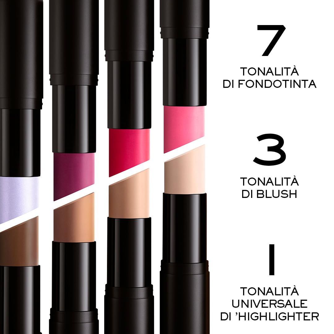 Lancôme - Highlighter in Stick Teint Idôle Ultra Wear 01 Flexing Lavender - Illuminante - Luminosità Olografica, Tenuta 24h, Texture Fondente - 9,2 g