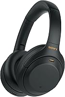 Sony WH-1000XM4 Wireless Noise Canceling Headphones, Over-Ear with Mic, 30Hr Battery, Alexa, Black