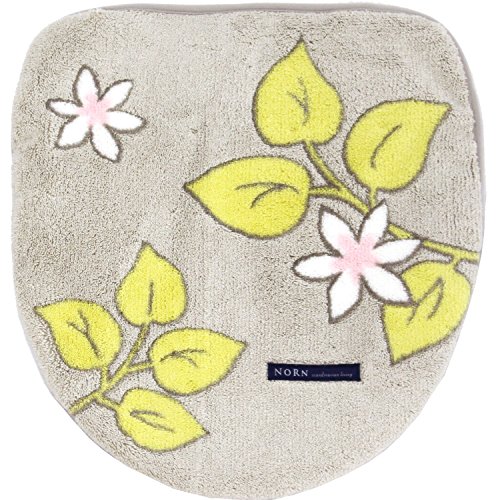 オカ トイレ フタカバー ノルン ドレニモタイプ 普通型 洗浄 暖房型共通 吸着タイプ ベージュ 1.7×41×46cm