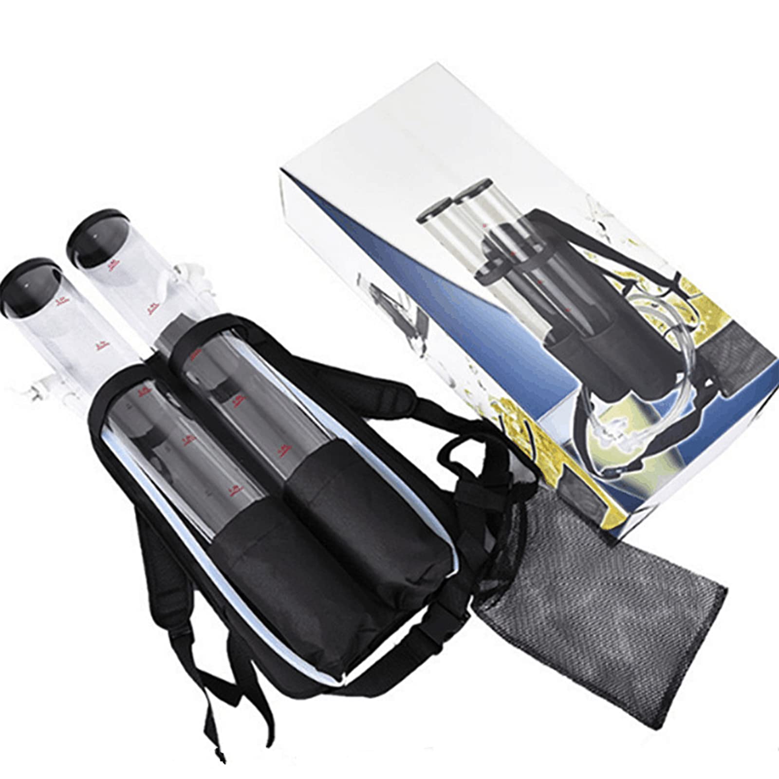 Distributeur Boissons À Dos À Double Réservoir,Distributeur Bière 6L Distributeur Liquide d'alcool avec Conception Sac À Dos Et 2 Sorties,pour Bar Party Nightclub Club Outdoor Entertainment
