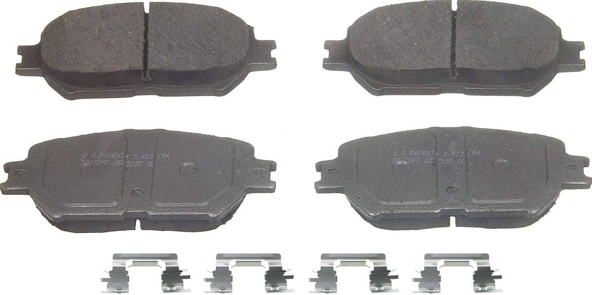 Juego de pastillas de freno de disco cerámico Wagner Brake ThermoQuiet QC908