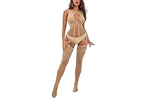MissDaisy Crotchless Bodystocking: Transparent Alluring Intimates for Empowered Evenings