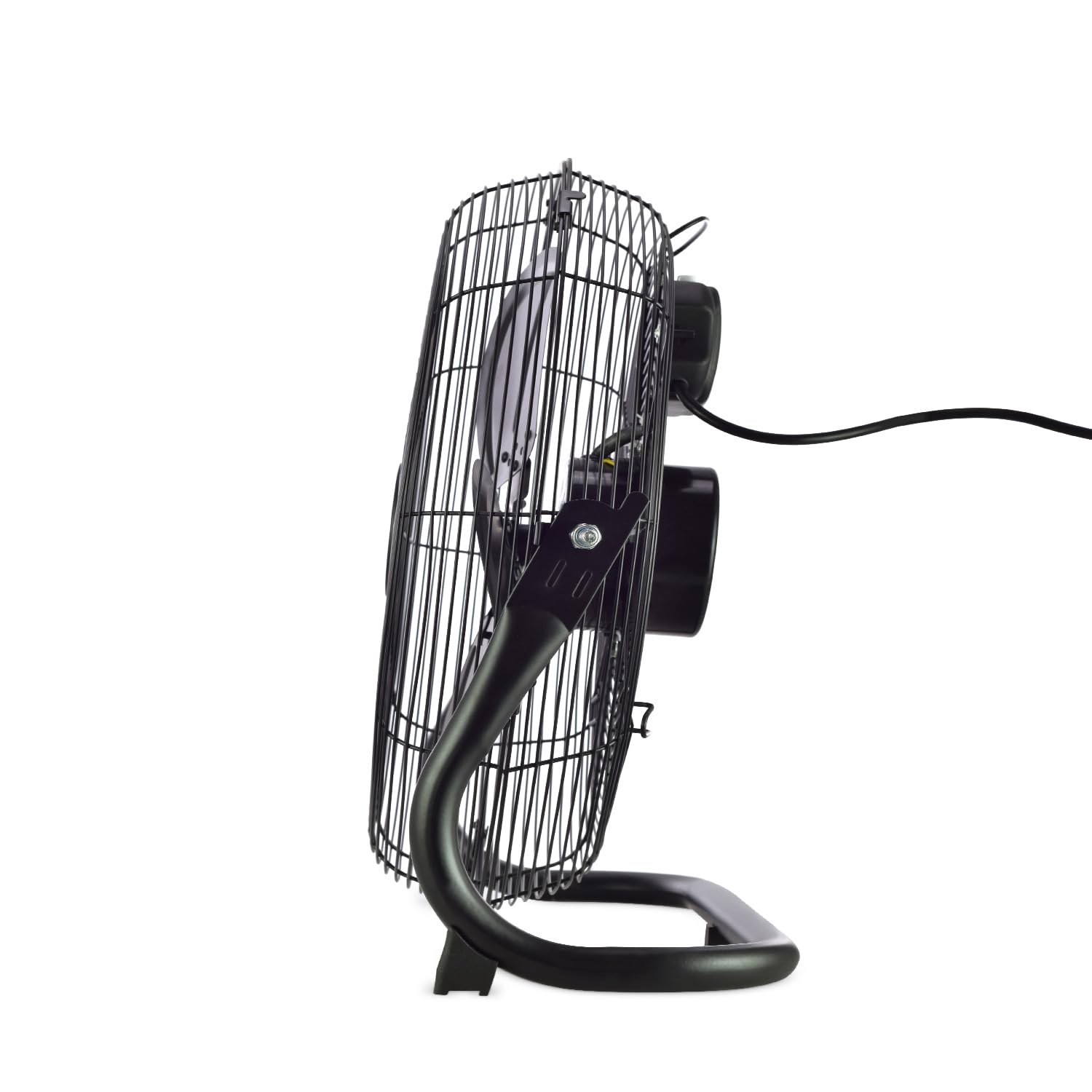 CREATE / AIR FLOOR RETRO/Ventilador industrial de suelo negro/Ventilador 16 pulgadas,flujo de aire potente, 3 velocidades,silencioso,ligero, patas antideslizantes, 70W