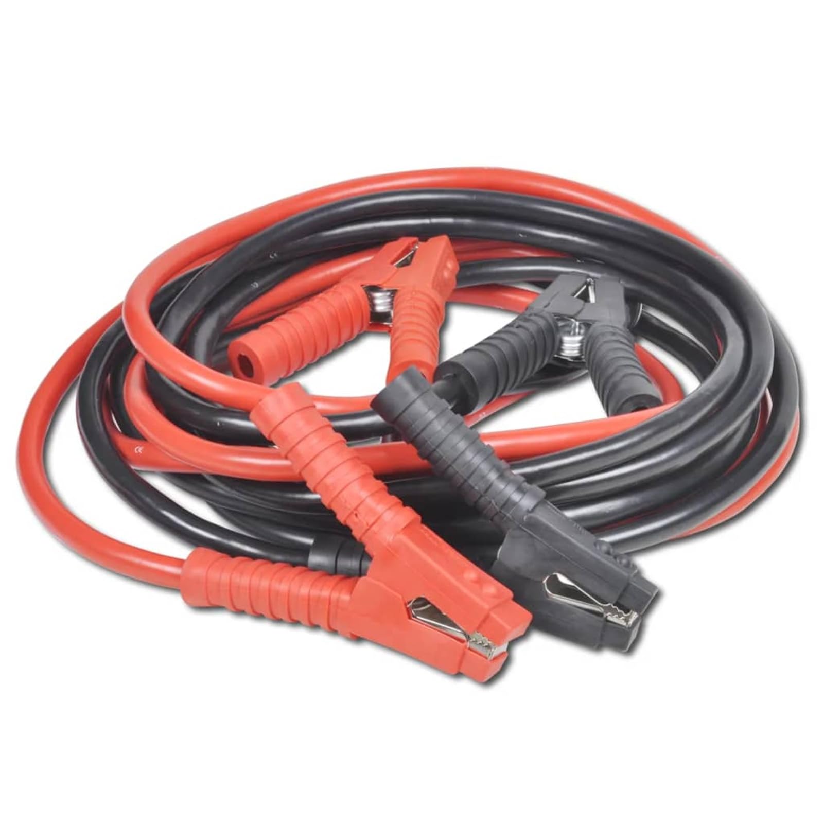 Homgoday Cavi di Avviamento 6m 50mm2 1800A 12/24V Rame Placcato Alluminio con Morsetti Isolati per Motori Fino a 5000cc