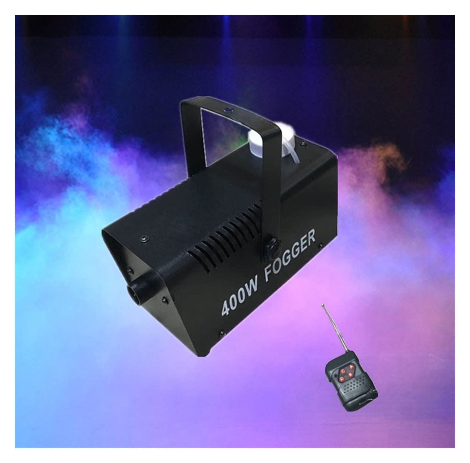 Maquina de Humo, Máquina de niebla 400W humo Control remoto inalámbrico Fogger DJ Efecto la etapa fiesta discoteca Equipo luz for el efecto boda y escenario