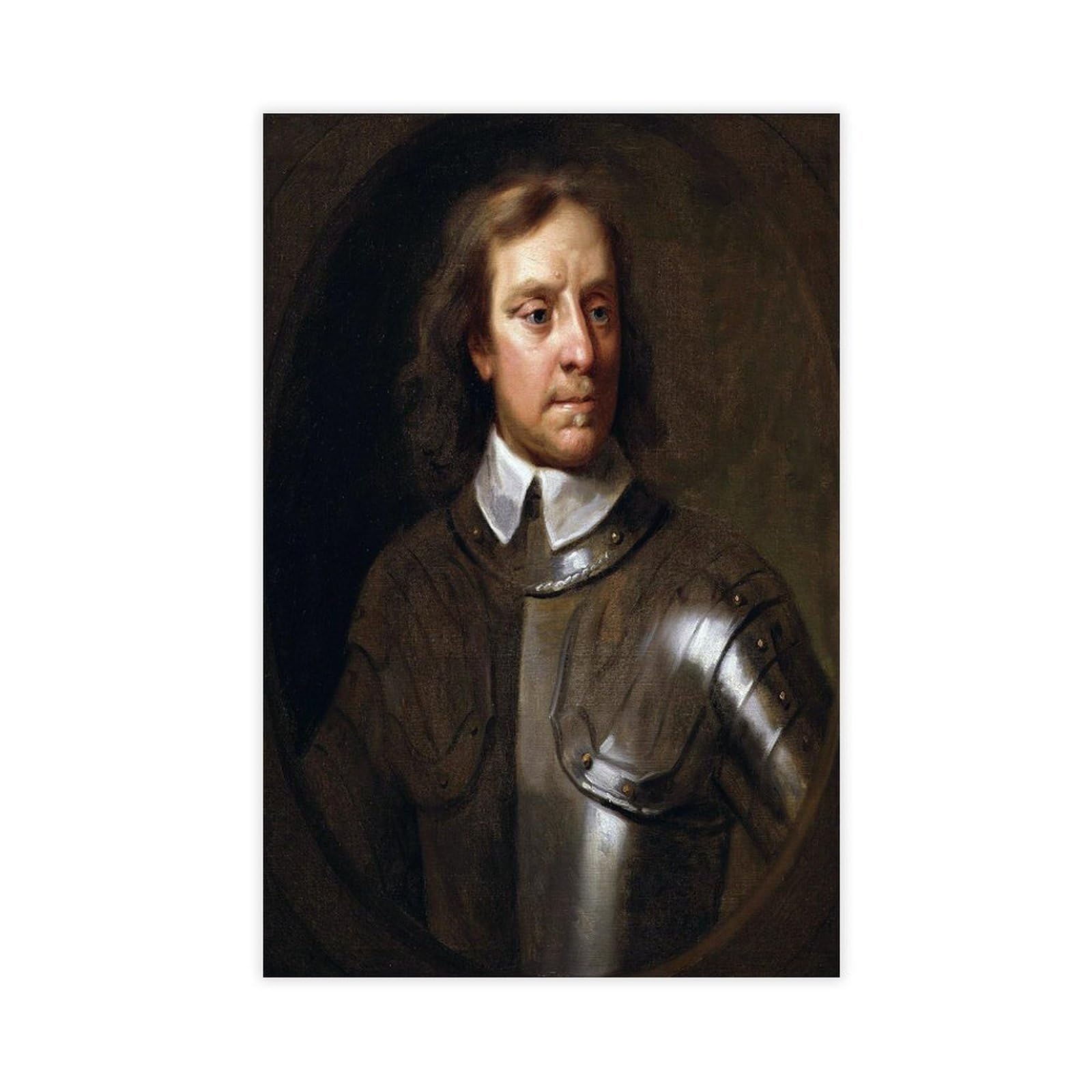 Piank Unframe Oliver Cromwell Portrait Poster Bedroom Canvas Decor Print Wall Art Office Room Aesthetic Decor Gift 12X18inch(30X45cm)