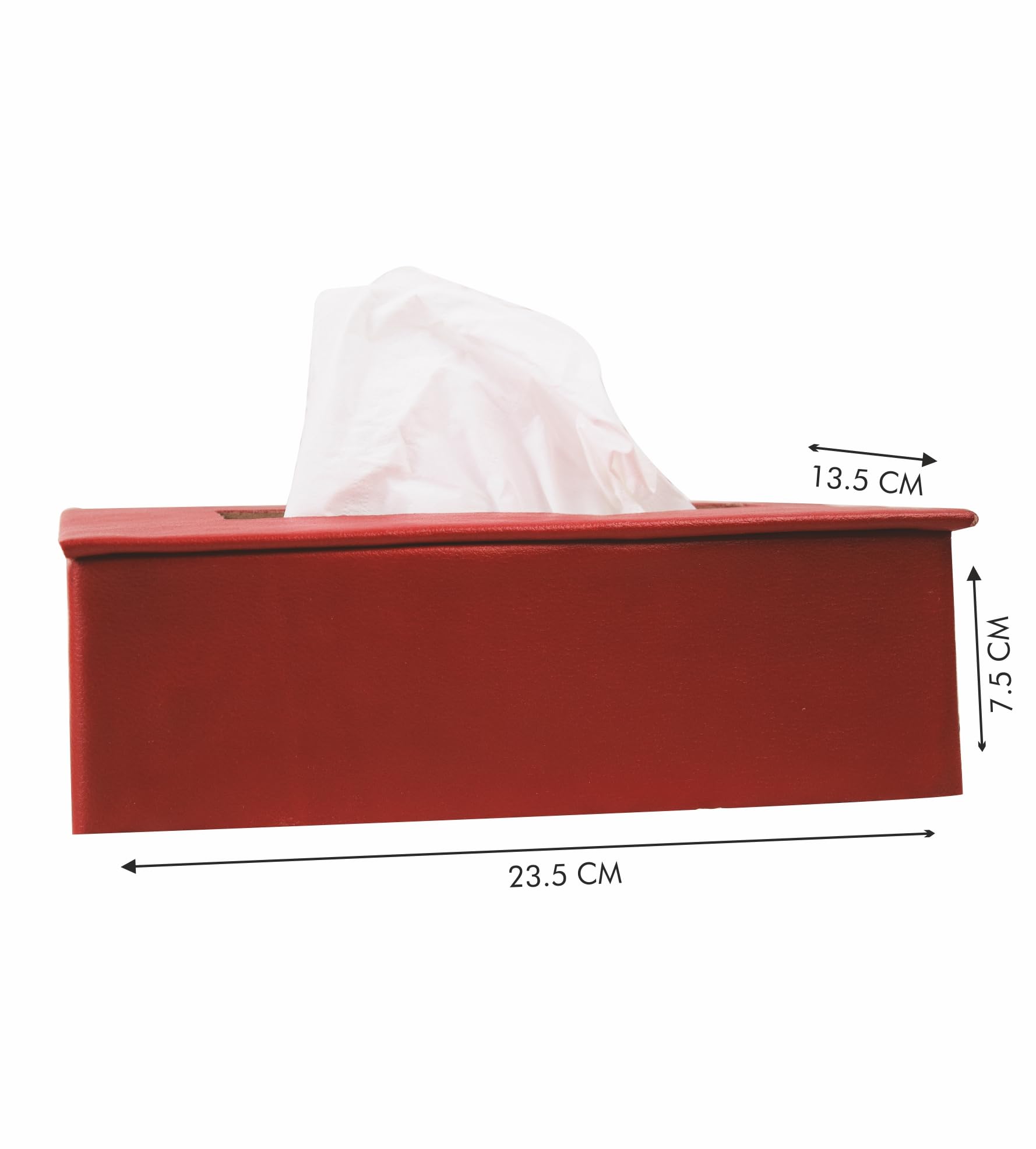 002 Red Paper Tissue Box Holder 1