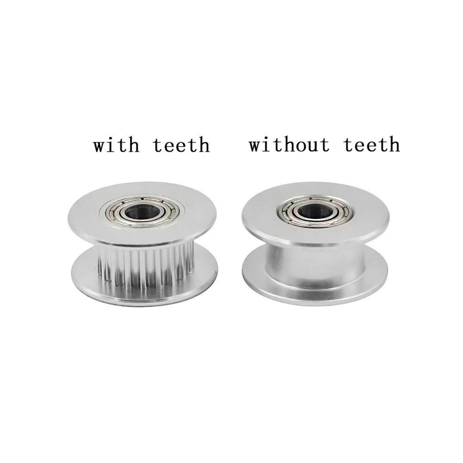 Pulegge Sincrone GT2 In Alluminio Per Cinghia 10mm – 16/20 Denti, Alesaggi 5/6.35/8mm Per Stampanti 3D