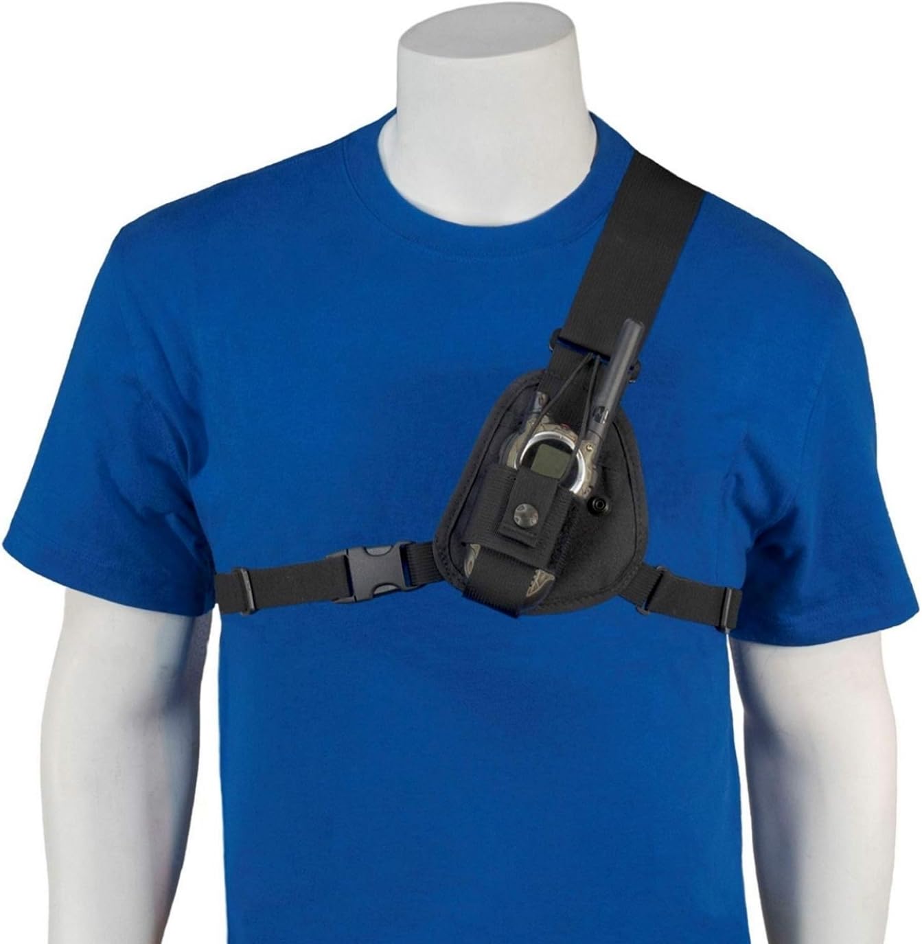 Amazon.co.jp RCH103 ラジオチェストハーネス ショルダーラジオホルスターチェストパック 小型モトローラトーク 双方向無線