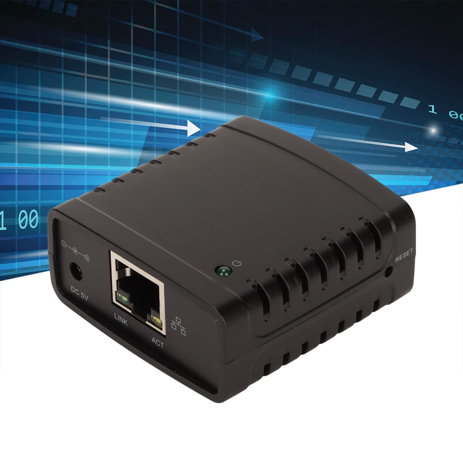 Serveur d'impression USB TCP IP LPR RJ45 10/100 Mbps partage réseau imprimante sans fil