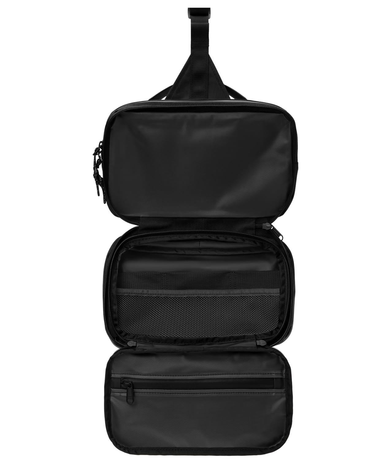 Dakine Kit de viaje colgante dividido | Neceser de doble compartimento | Kit colgante para viajes - Negro/Negro