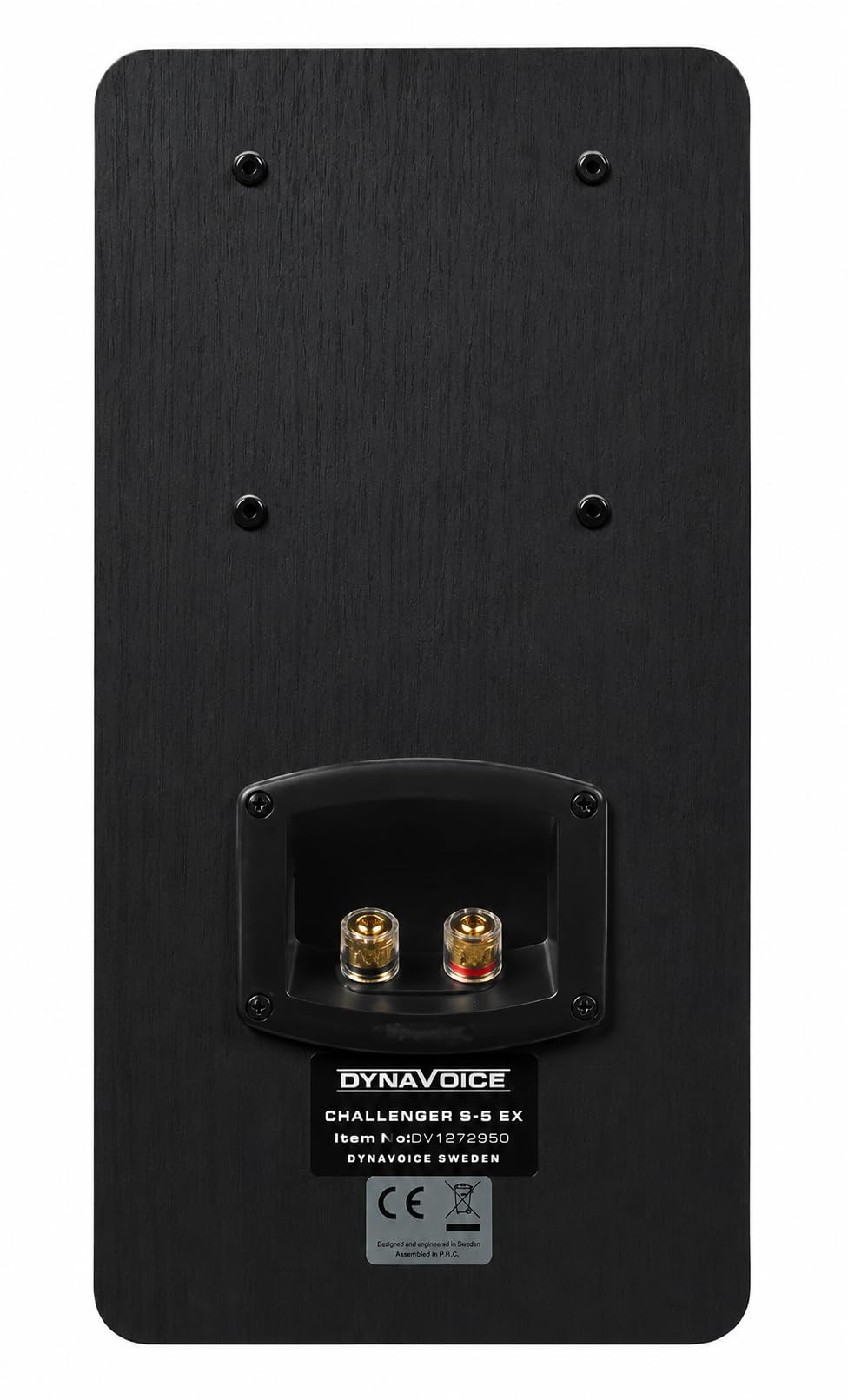 Dynavoice Challenger S-5 Negro – Pareja Altavoces Estantería/Pared 2 Vías HiFi con Woofer 5,25″ y Tweeter Super Audio – 100 W Máx. – Sistema Pasivo.