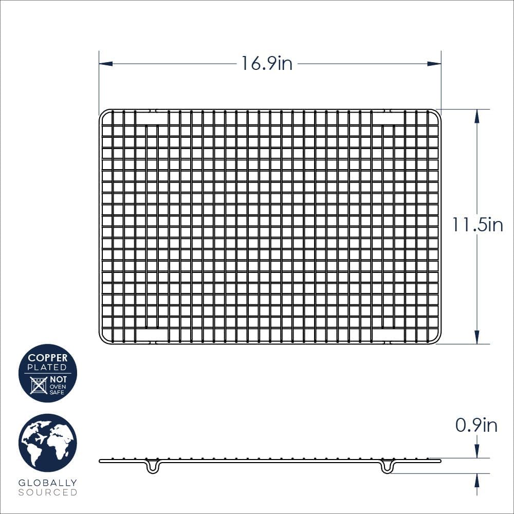 Nordic Ware Copper Cooling Grid-Large, One Size
