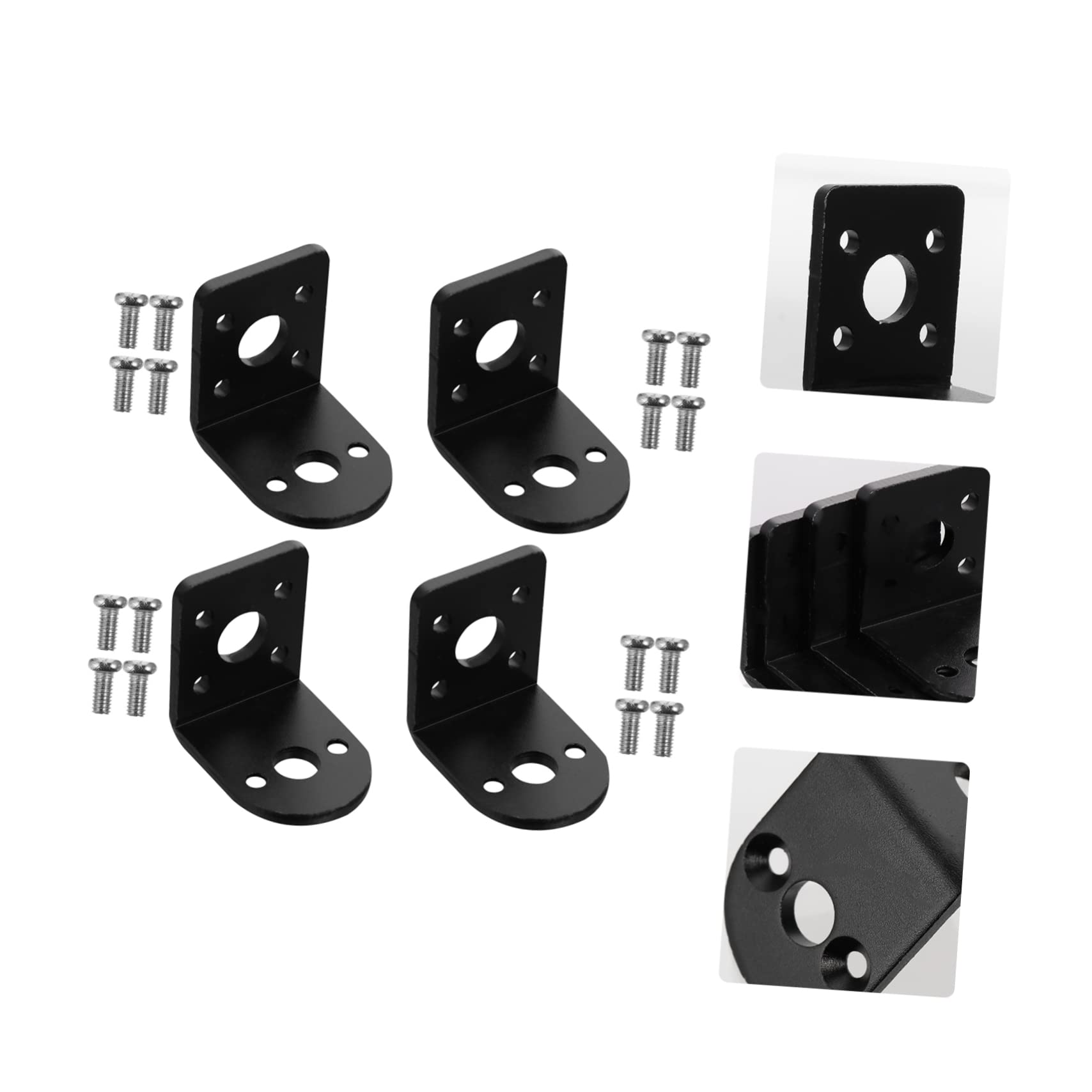 BUTIFULSIC Aluminium Alloy Material Motor Bracket Gear Wheel Geared Motor Mount Lightweight and Durable