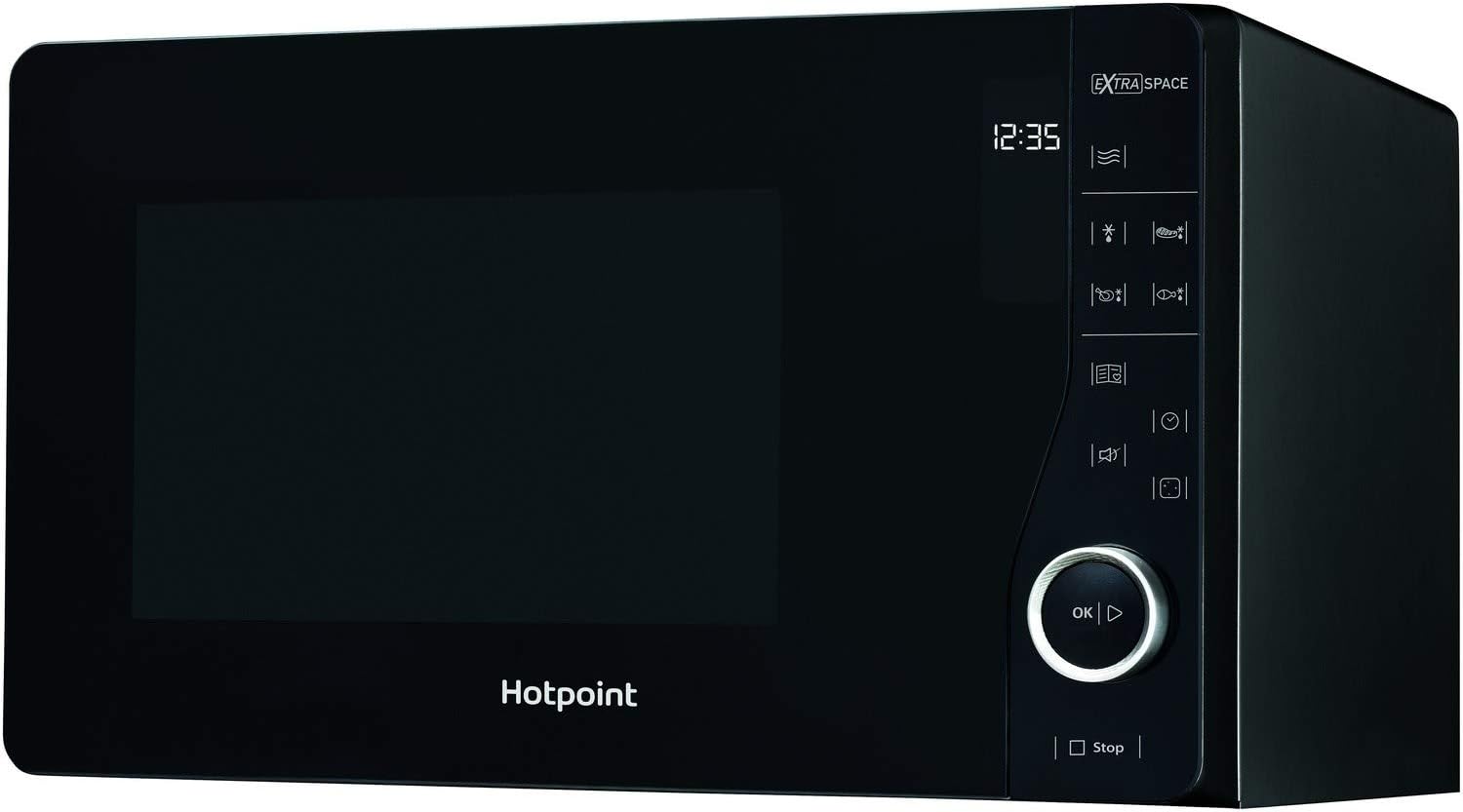 Hotpoint MWH2621MB 25L 800W Ultimate Collection Freestanding Microwave in Black