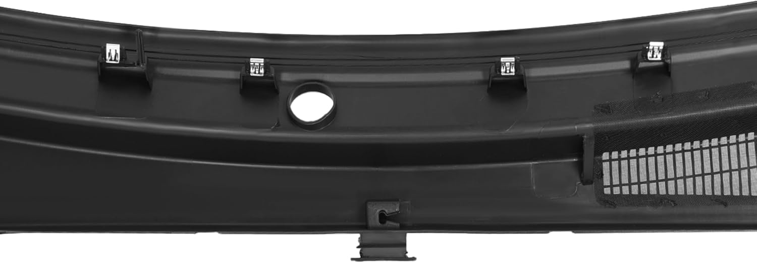 Windshield Wiper Cowl Panel Compatible with 2013-2015 Dodge Durango Replacement for 5182164AH Air Inlet Window Cover Cowl Vent Molding Grille Panel Hood Unfinished Black Plastic