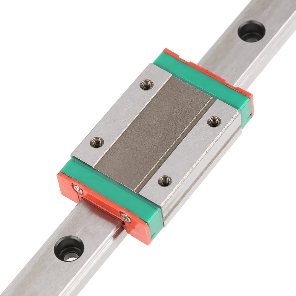 2Pcs LML12H Guida Lineare Scorrevole a Lunghezza di 400mm, Guida Lineare Rotaia con Blocchi di Scorrimento MGN12H per Apparecchiature Automatiche