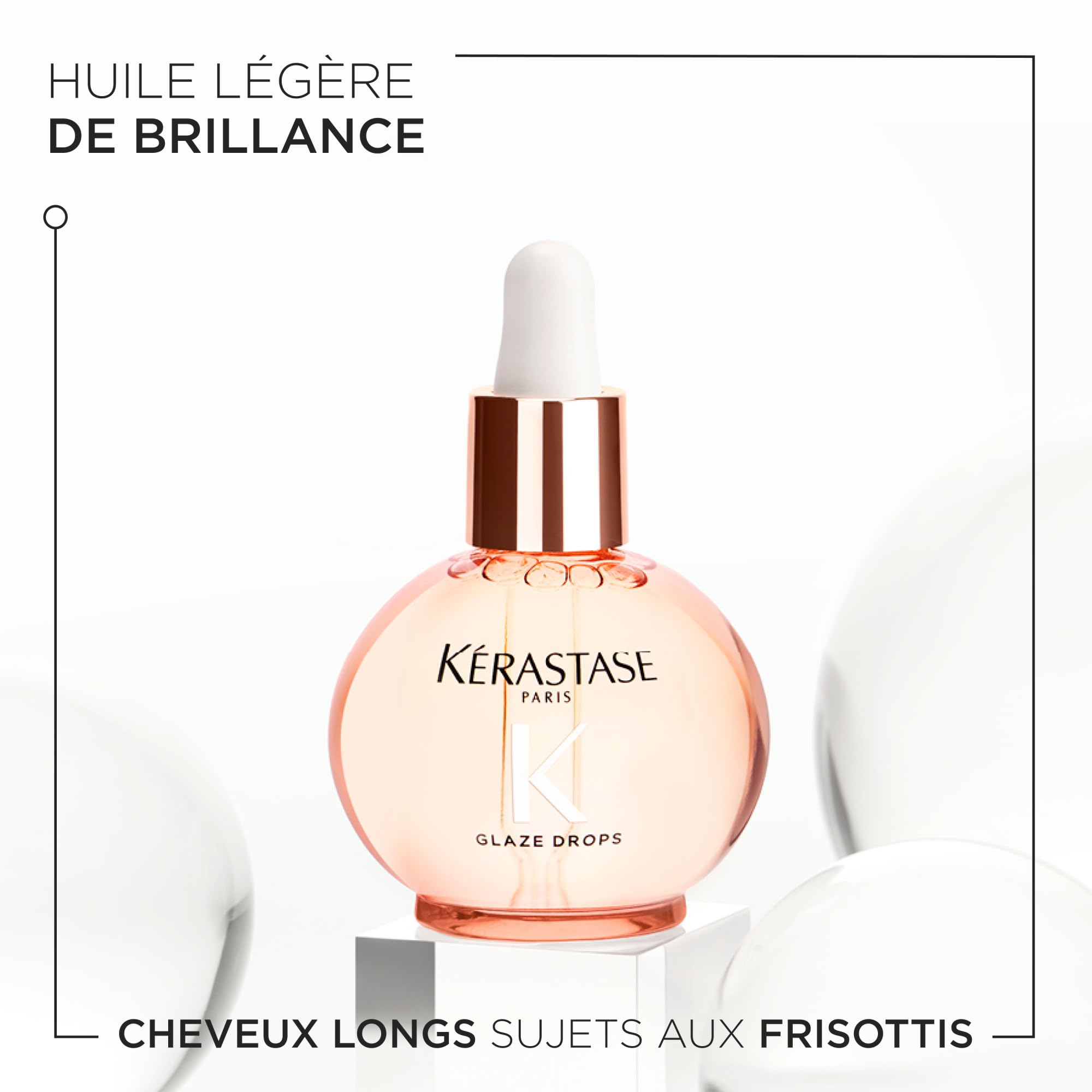 Kérastase Gloss Absolu Öl, 45 ml, Fondant 250 ml und Mini Bain 30 ml