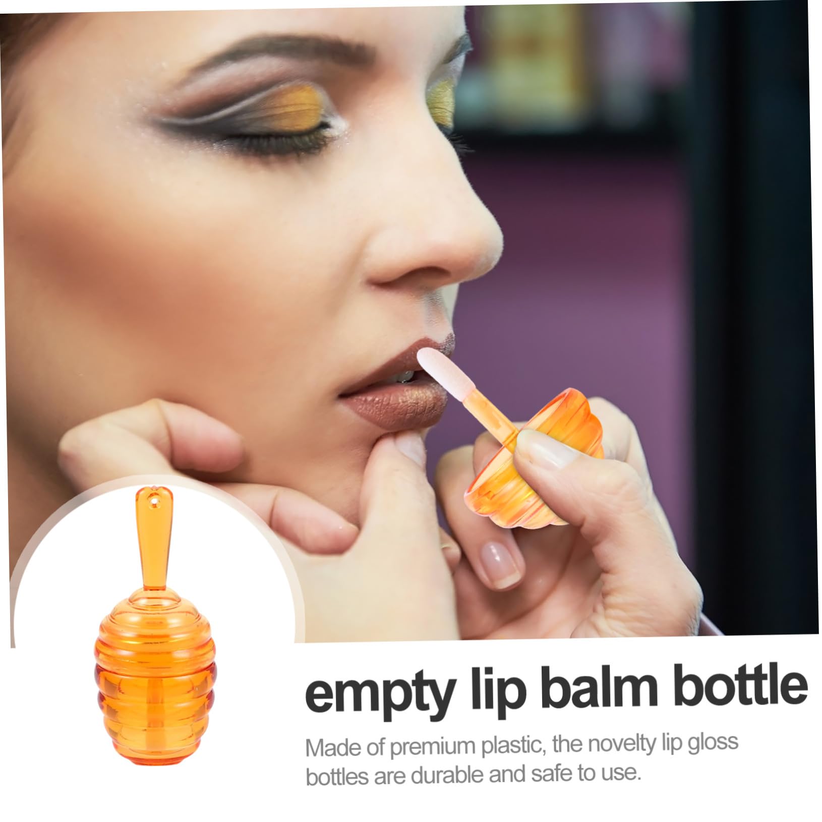 Tubo de Brillo de Labios en Forma de Panal, 20 Piezas, Plástico