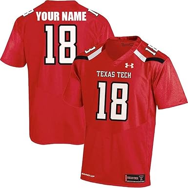 custom texas tech football jersey