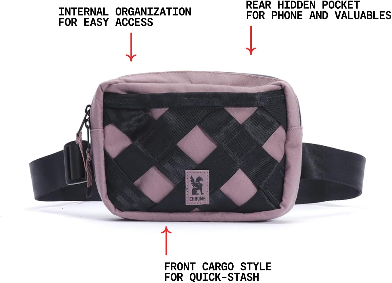 Chrome Industries Barrage Sling Bag – Crossbody Backpack for Women and Men w/Quick Release Buckle - Image 2