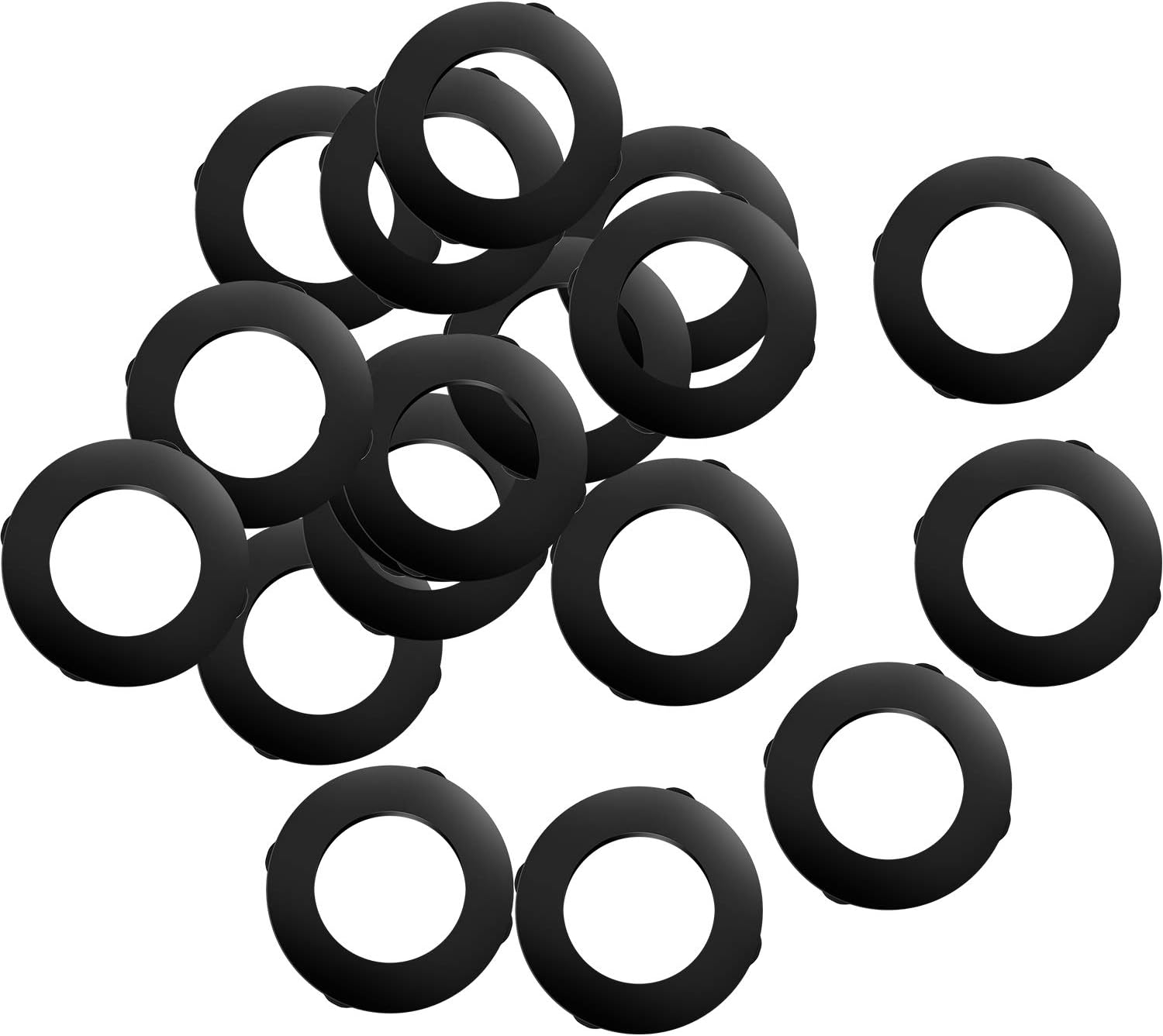 20 Pack Shower Head Washers Rubber Washers Seals, Self Locking Tabs Keep Washer Firmly Set Inside Fittings for 1/2 Inch Shower Hose Heads