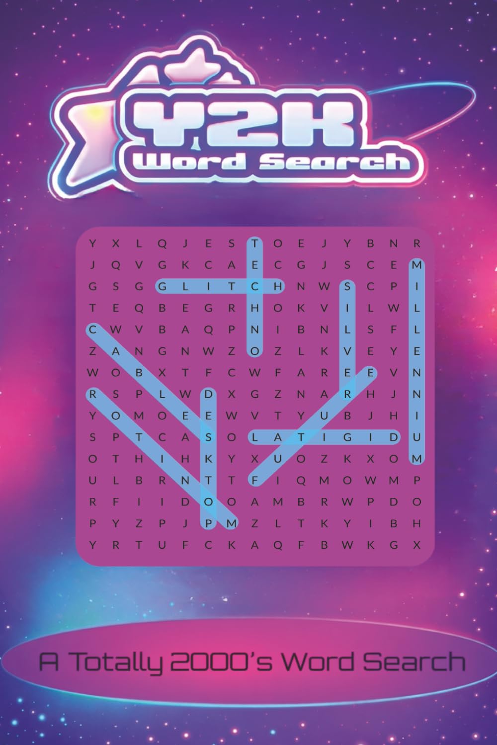 Y2K Word Search: A Totally 2000’s Word Search Puzzle Book Filled With Nostalgic Pop Culture, Fashion, Tech, and Slang