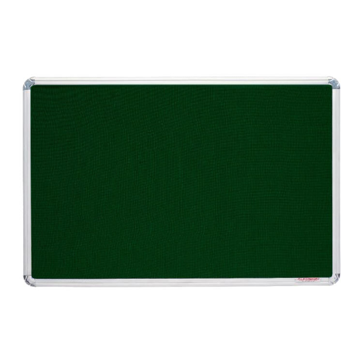 ALKOSIGN Astra Mini Checks Fabric Notice Board -Green (1 x 1.5 Feet) (Small) Display Board, Bulletin Board, Annoucement Board, Soft Message Pin Up Board for School, College, Office Home etc-image-24
