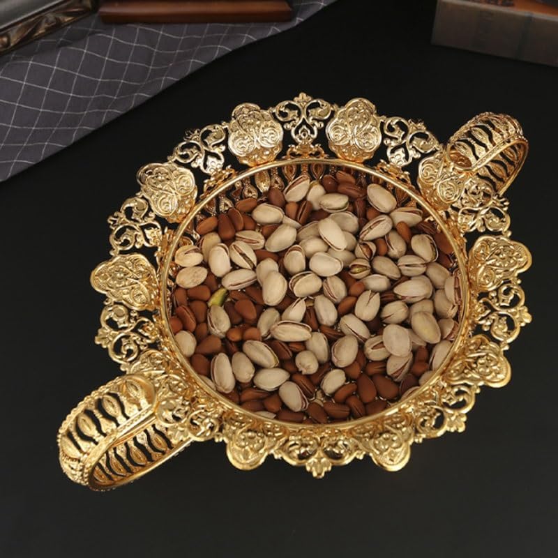 European Household Fruit Platter Living Room Coffee Table Snack Nut Dried Storage Plate