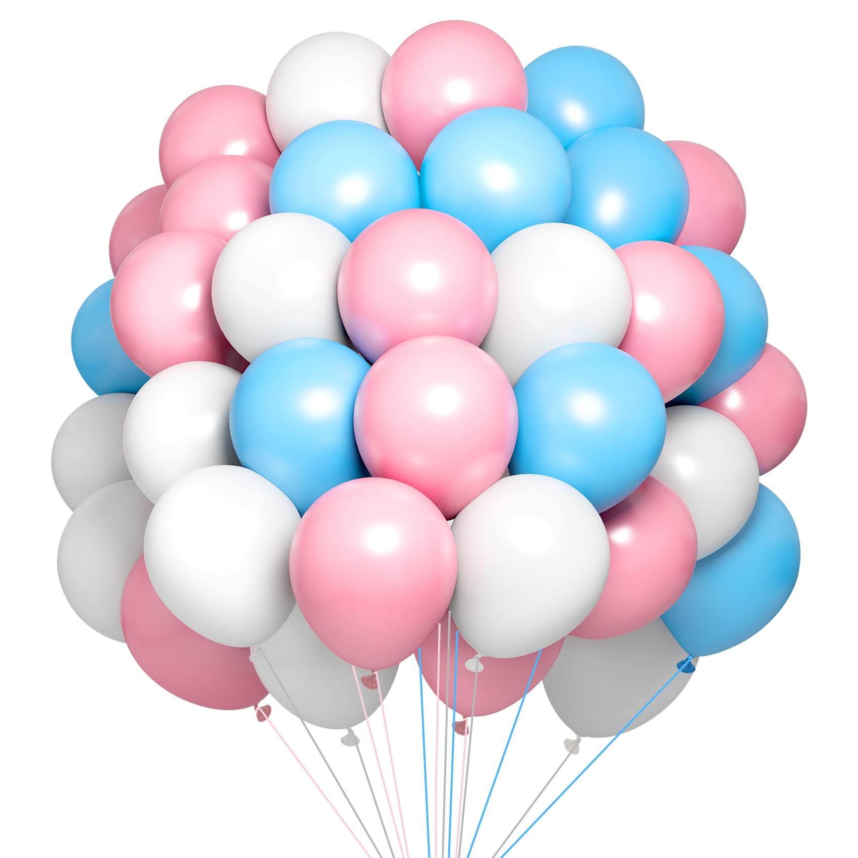 Luftballons Weiß Weiße Luftballons Weisse Luftballon 300 Stück Luftballons Rosa Luftballons Pinke Luftballons Blau Luftballons Hellblau Luftballon Girlande Weiß Ballon Girlande Weiße Ballons