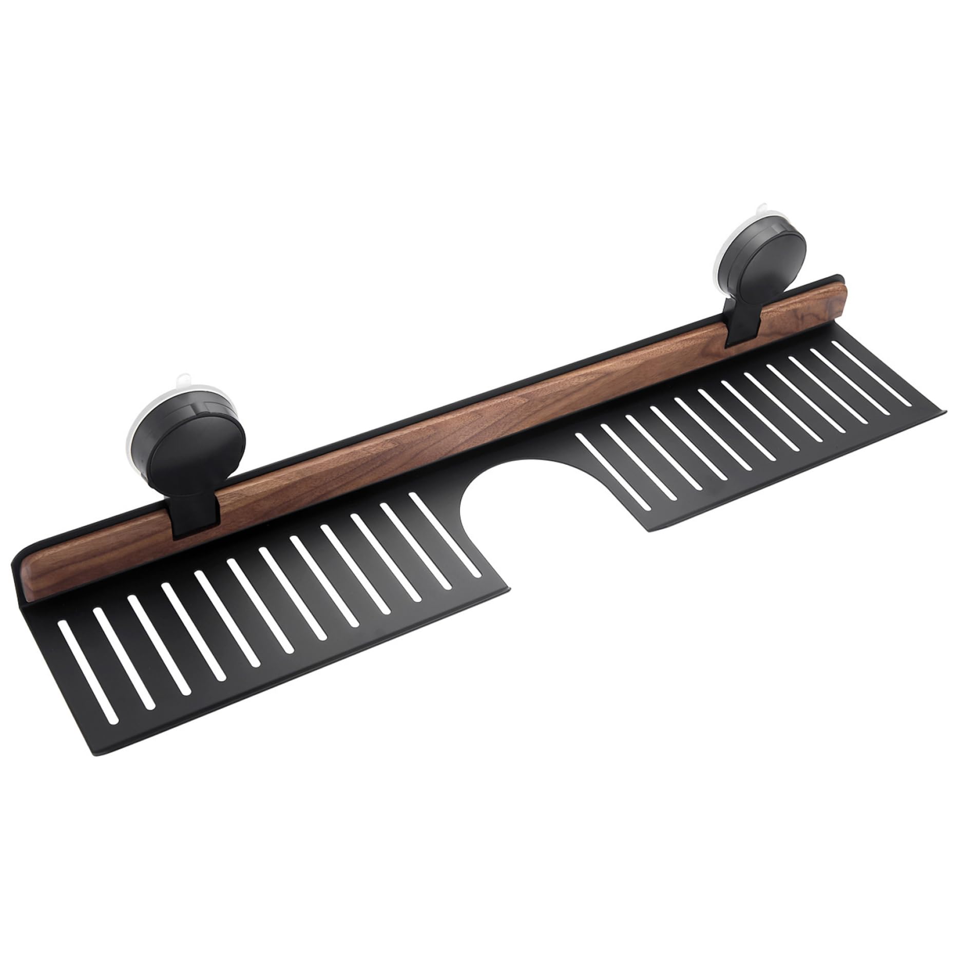 Étagère de lavabo de salle de bain à ventouse sans perçage 40cm murale