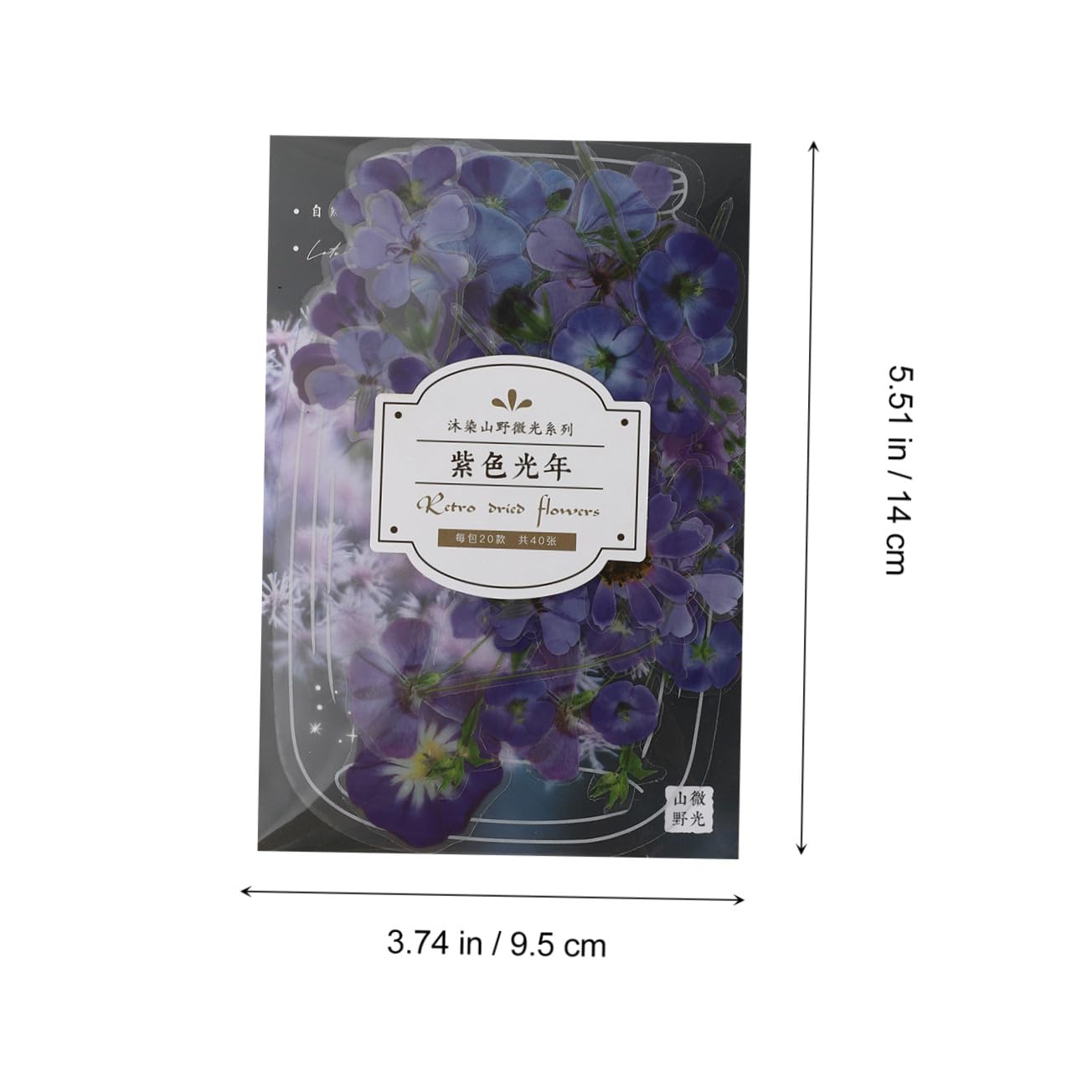 Operitacx 12sets Adesivi Floreali Per Laptop Stickers Pet Per Diario e Scrapbooking Design Fresco Di Piante Decorazione Per Album e Note Vivid Flower Patterns