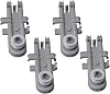 4PCS 8268785 Dishwasher Wheel Mount Replacement for Whirlpool Replacement for Kitchen-Aid Replaces WP8268785 8268785 PS11745464