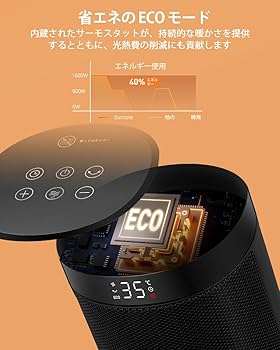 Amazon | セラミックヒーター【2025冬新登場】 セラミックファン