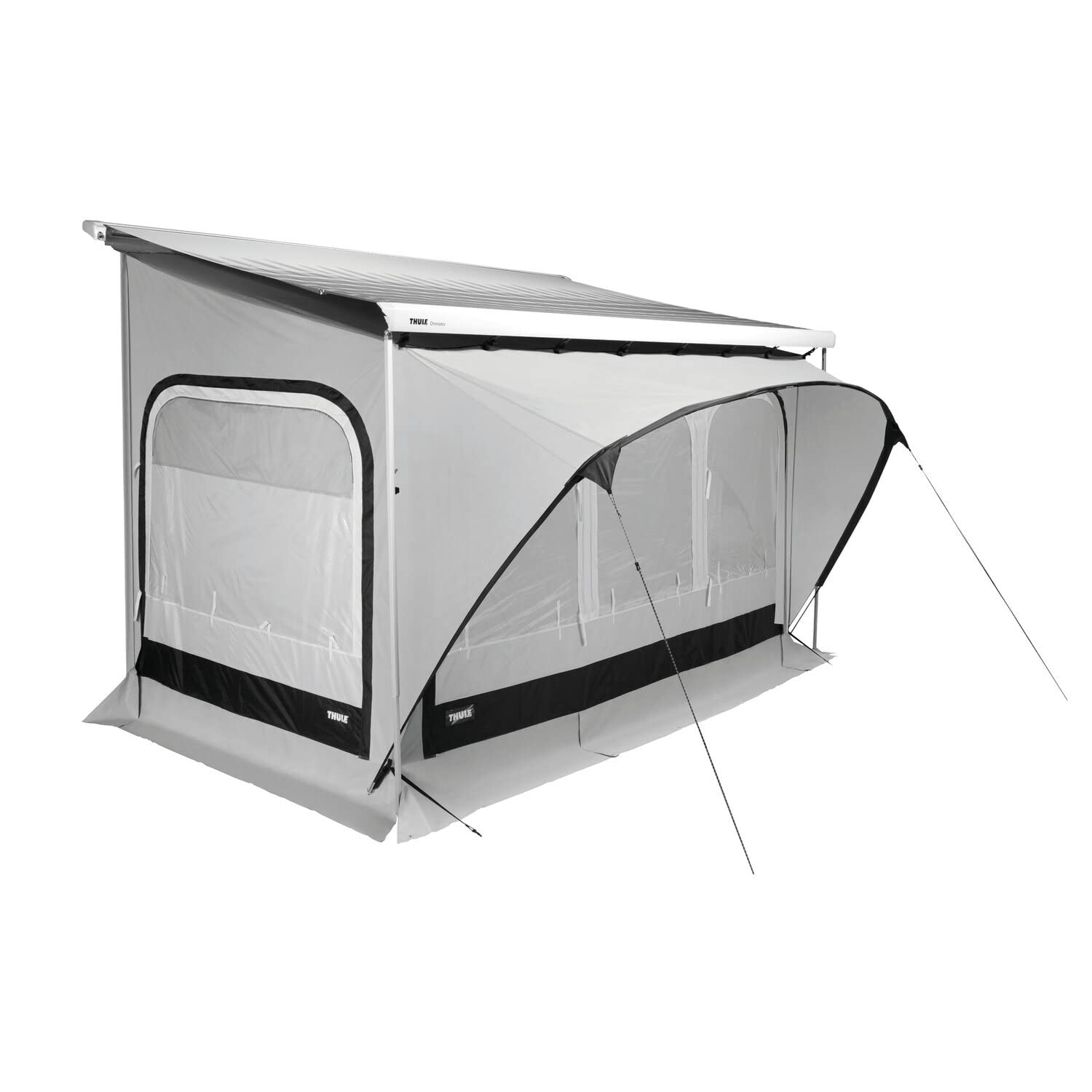 Thule Markisenzelt QuickFit M Anbauhöhe 225-244cm Wohnwagen Vorzelt Länge 350cm Markisenwand Caravan Auto & Motorrad
