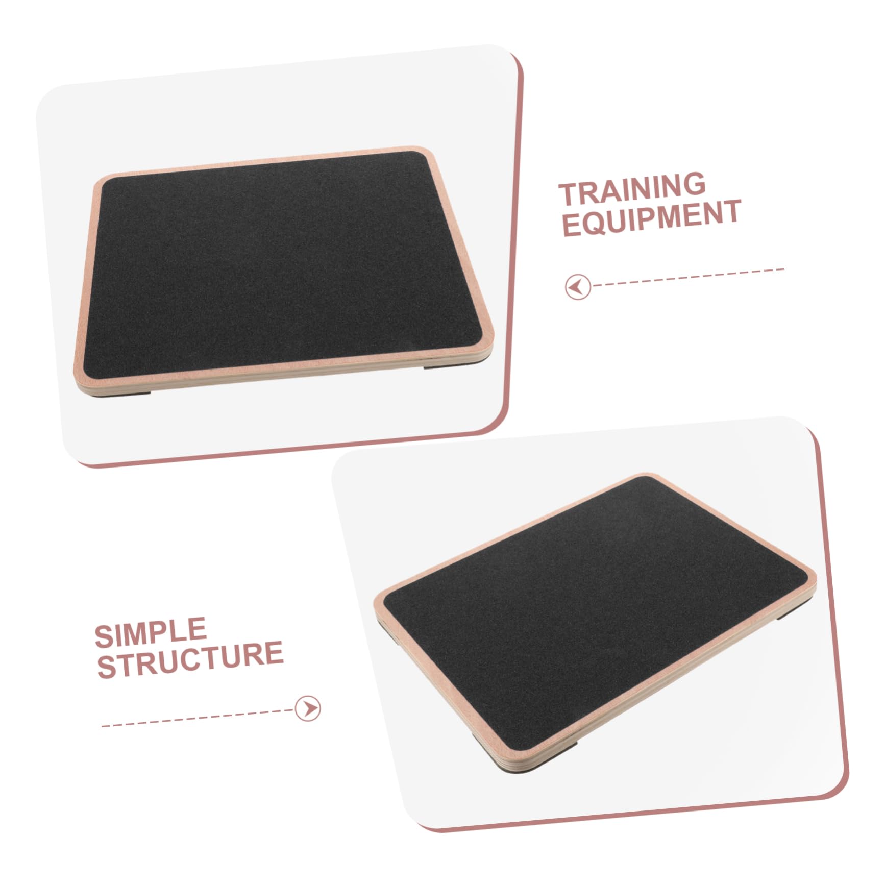 TOYANDONA Piattaforma Allenamento per Adulti Attrezzatura per Yoga e Fitness con Design e Stabilità Ottimale per Esercizi Coordinazione e Bilanciamento