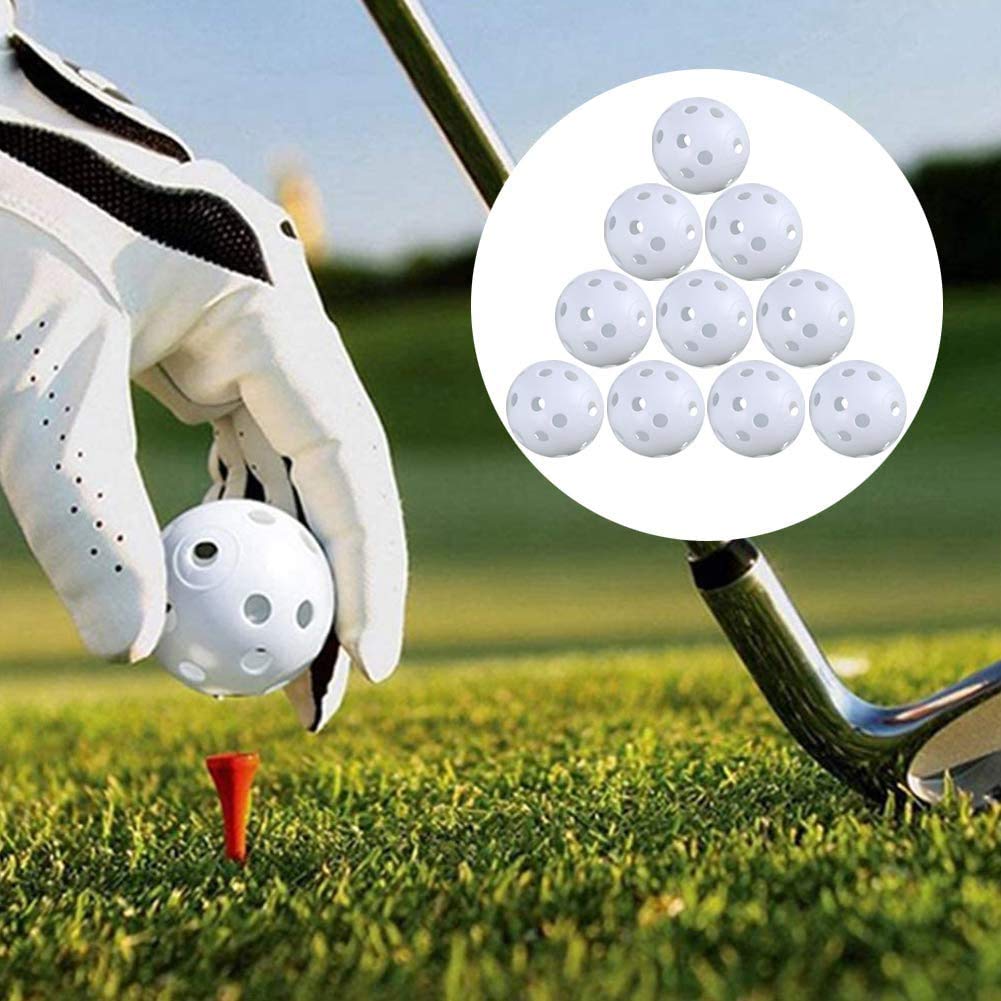 ProLeo Piłki golfowe do ćwiczeń i ćwiczeń, 24 sztuki, do jazdy samochodem, treningu swingowego, wewnątrz lub na zewnątrz