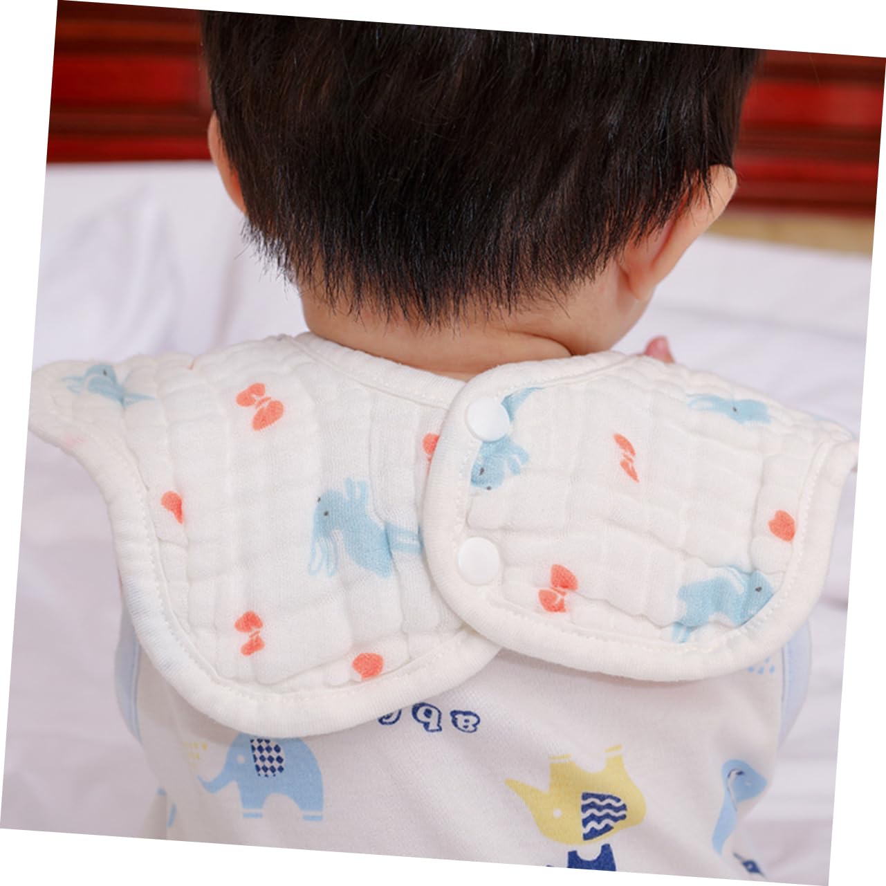 Toyvian 12 Pièces Bavoirs Bavoir Qui Bave Bavoir De Déjeuner Bavoir De Dentition Bébé Torchon Pour Bébé Serviette De Salive Bavoir Pour Tout-petits Nouveau Née Coton Nourrir Blanche