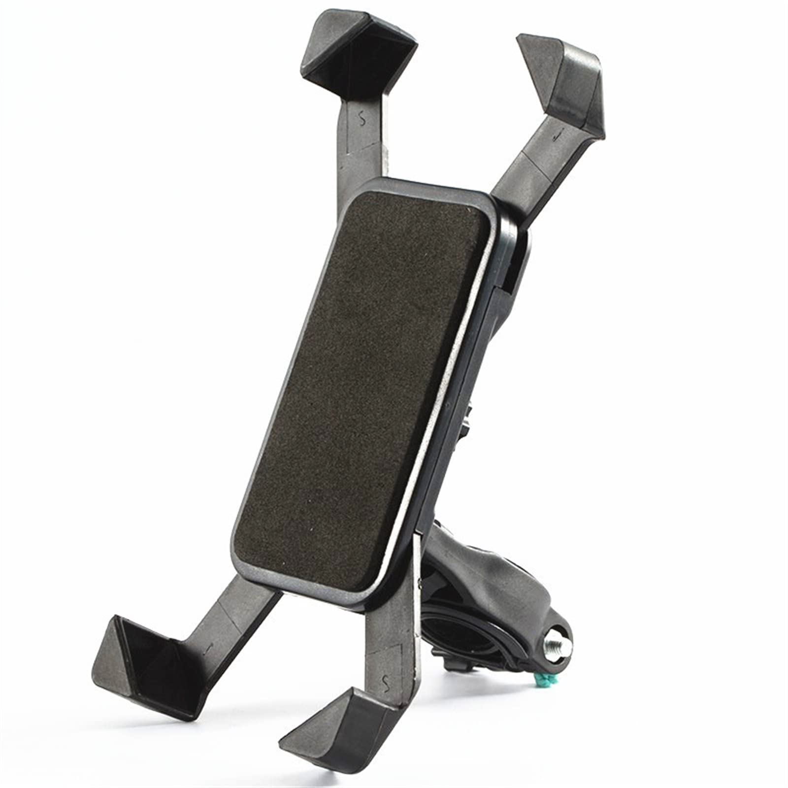 Manubrio Per Moto Da Bicicletta Staffa Di Navigazione Rotazione A 360 ° Supporto Per Telefono Regolabile Supporto Per Staffa GPS Antiurto Parti Di Modifica Staffa navigazione GPS