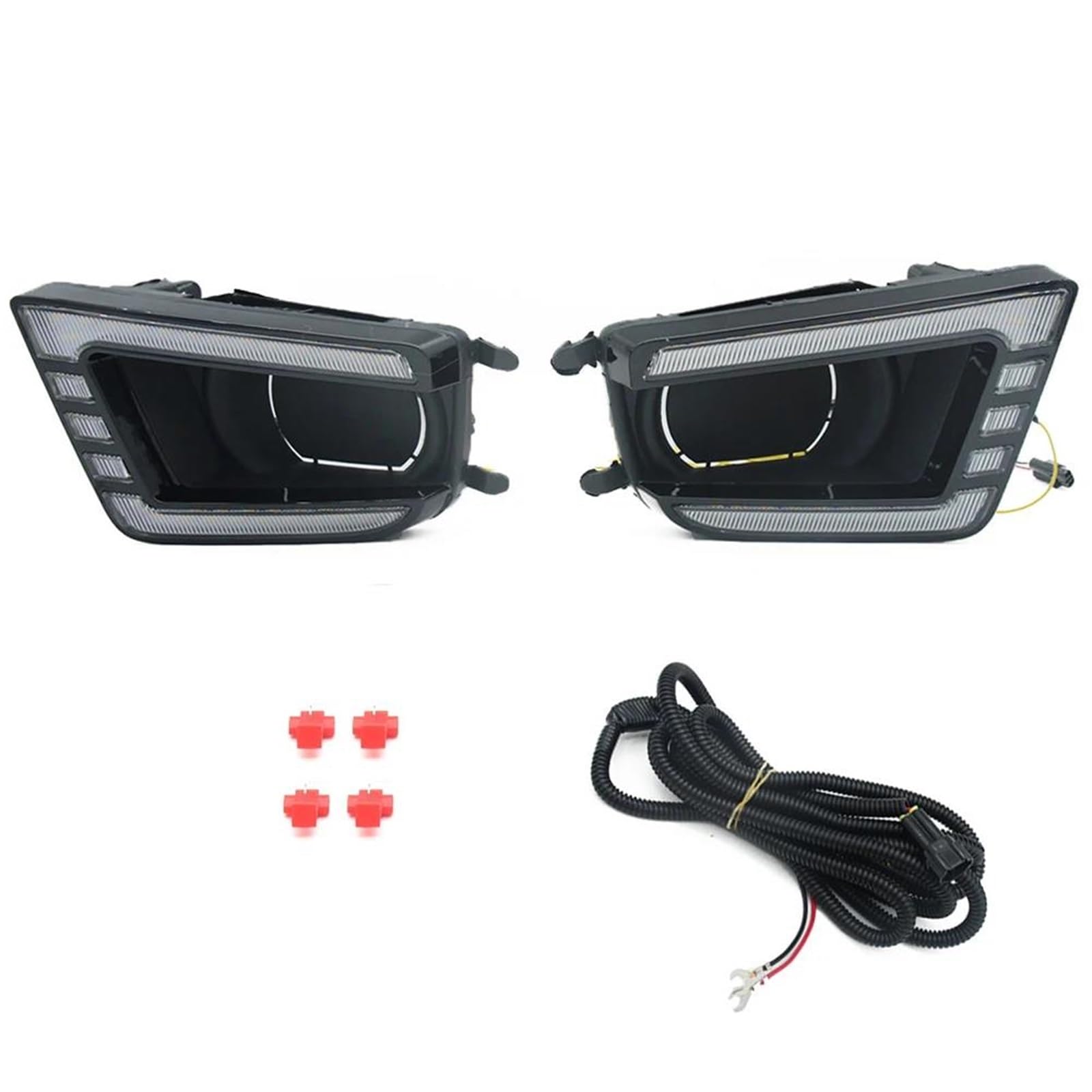 Indicatore di direzione a LED Luce Fendinebbia Anteriore LED 12V Luce Marcia Diurna Luce Direzione Dinamica Per Toyota Per Tacoma SR SR5 TRD Per Sport/TRD Per OFF Per Road 12-15 Indicatore Luminoso