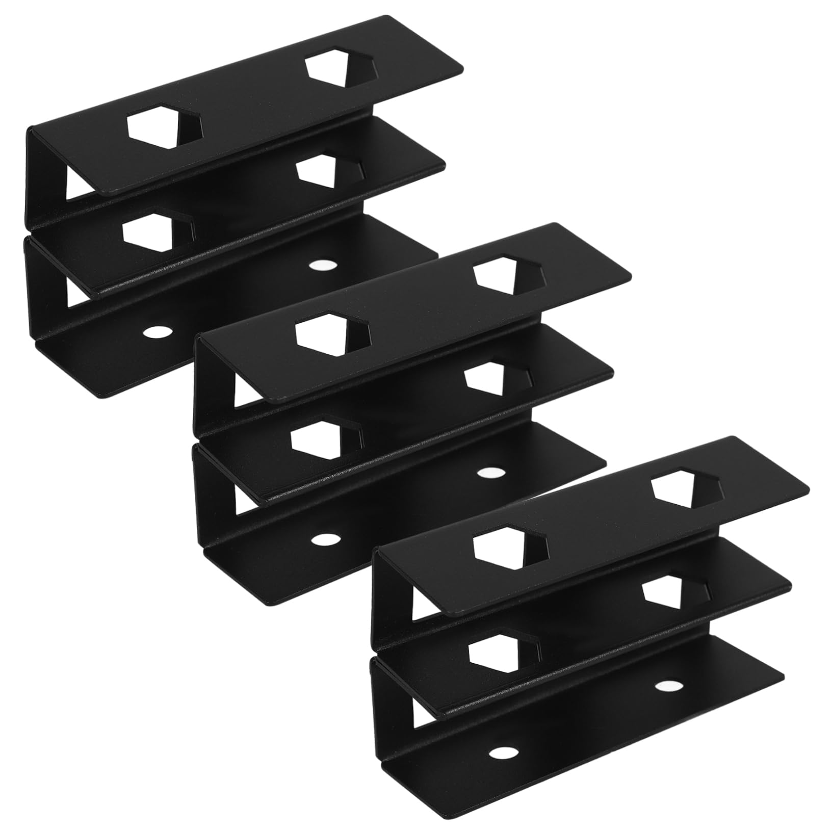 SHINEOFI 3juegos Soporte De Escritorio para Portátil Soporte Metálico De Doble Capa Fácil Instalación y Organización De Dispositivos